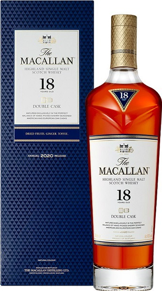 Виски Макаллан Дабл Каск (The Macallan Double Cask) 18 лет 0,7л Крепость 43% в подарочной коробке