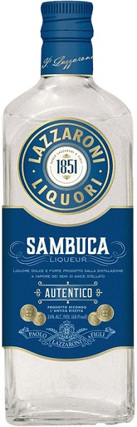 Ликер Лаццарони Самбука 1851 (Liquor Lazzaroni Sambuca 1851) крепкий 0,7л Крепость 42%
