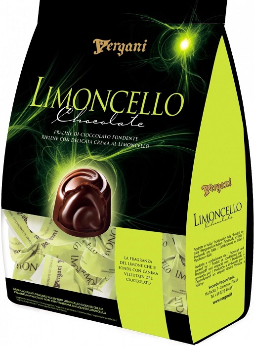 Конфеты шоколадные Vergani Лимончелло Пралине 130гр
