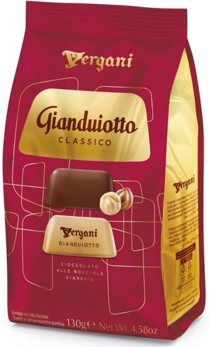 Конфеты шоколадные Vergani Джандуиоттто Классико 130гр