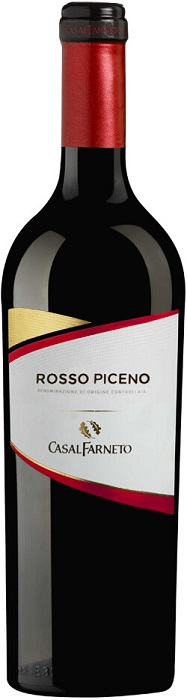 Вино КазальФарнето Россо Пичено (CasalFarneto Rosso Piceno) красное сухое 0,75л Крепость 13%