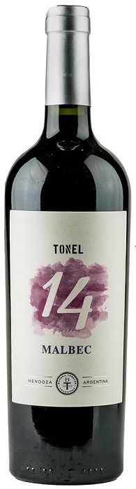 Вино Тонель 14 Мальбек (Tonel 14 Malbec) красное сухое 0,75л Крепость 13,5%