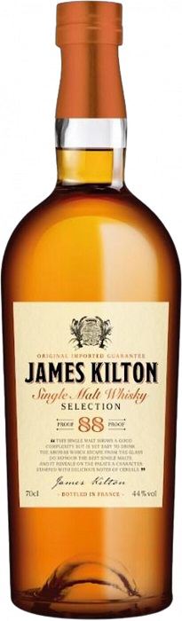 Виски Джеймс Килтон Сингл Молт (James Kilton Single Malt) 3 года 0,7л Крепость 44%