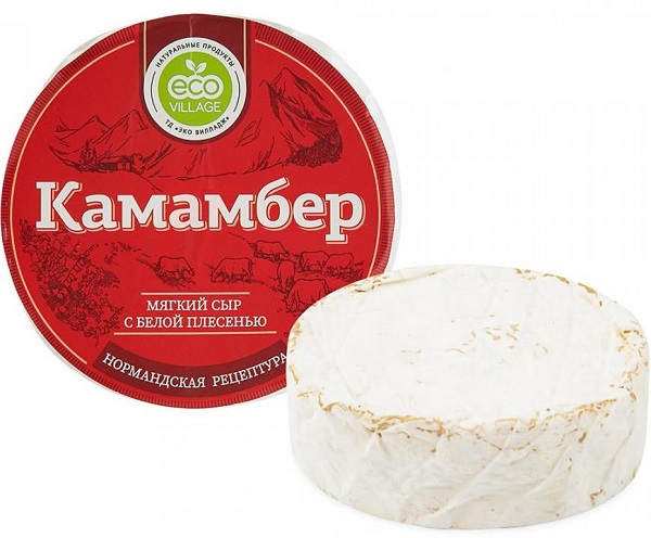 Сыр мягкий Eco Village Камамбер 50%, 100гр