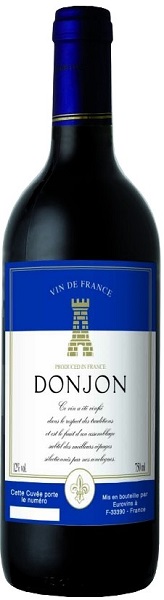 Вино Донжон (Donjon) столовое красное полусладкое 0,75л Крепость 11,5%