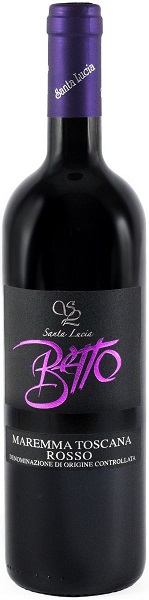 Вино Бетто Маремма Россо (Betto Maremma Rosso) красное сухое 0,75л Крепость 14%