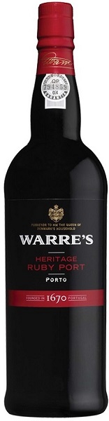 Вино ликерное Портвейн Уор'с Херитидж Руби (Warre's) красное сладкое 0,75л крепость 19%