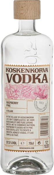 Водка Коскенкорва Малина и Сосна (Vodka Koskenkorva Raspberry Pine) 0,7л Крепость 37,5%