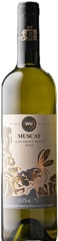 Вино Мускат Прасковейское (Praskoveiskoe Muscat) белое полусладкое 0,75л Крепость 13%
