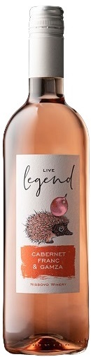 Вино Лайв Легенд Каберне Фран и Гамза (Live Legend Cabernet Franc & Gamza) розовое сухое 0,75л 13%
