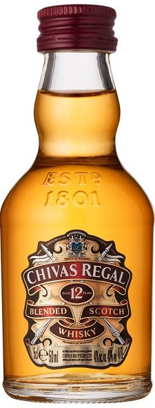 Виски Чивас Ригал 12 лет (Chivas Regal 12 Years) 50мл Крепость 40%