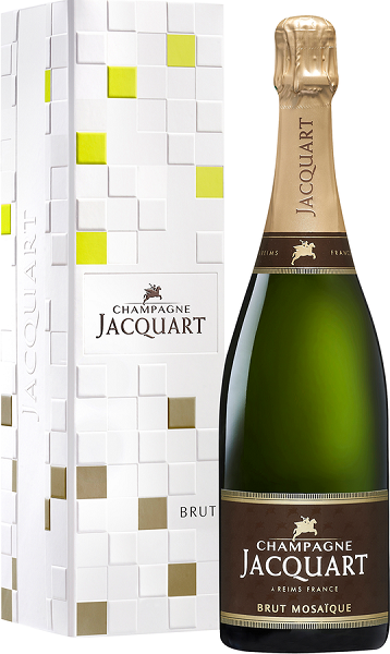 Шампанское Жакарт Экстра Брют Мозаик (Jacquart) белое экстра брют 0,75л 12,5% в подарочной коробке