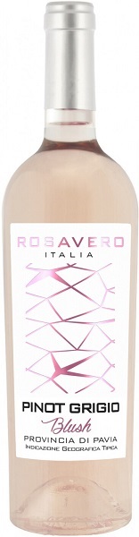 Вино Розаверо Пино Гриджио Блаш (Rosavero Pinot Grigio Blush) розовое сухое 0,75л Крепость 12%