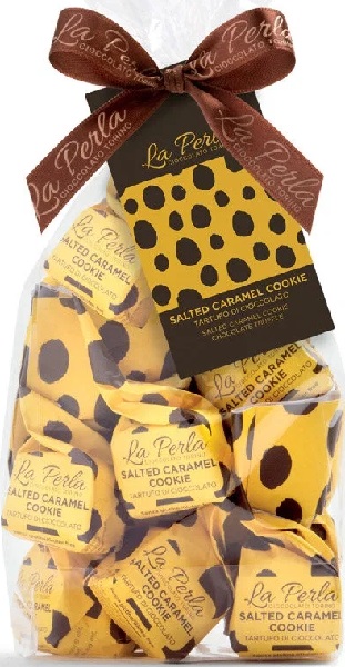 Шоколадные конфеты Ля Перла Трюфель (La Perla) соленая карамель 200гр
