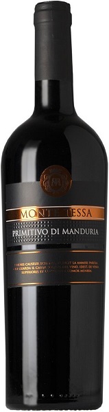 Вино Монте Тесса Примитиво ди Мандурия (Monte Tessa Primitivo di Manduria) красное сухое 0,75л 14,5%