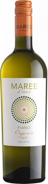 Вино Маре д'Ионе Фиано Органик (Maree d'Ione Fiano Organic) белое сухое 0,75л Крепость 12,5%