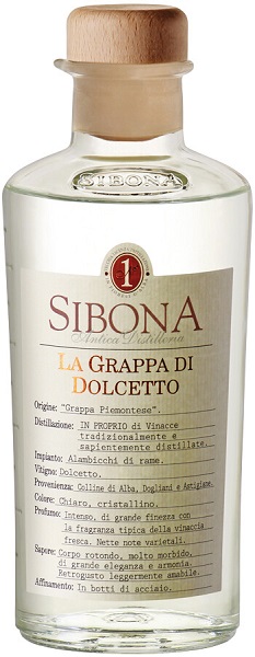 Граппа Сибона Дольчетто (Sibona La Grappa di Dolcetto) 0,5л Крепость 40%