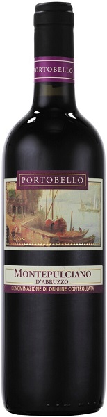 Вино Портобелло Монтепульчано д'Абруццо (Portobello Montepulciano) красное сухое 0,75л 12,5%