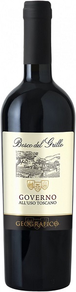 Вино Боско дель Грилло Говерно алл'узо Тоскано (Bosco del Grillo) красное сухое 0,75л 13%