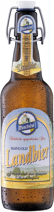 Пиво Мюнхоф Ландбир (Monchshof Landbier) светлое 0,5л Крепость 5,4%