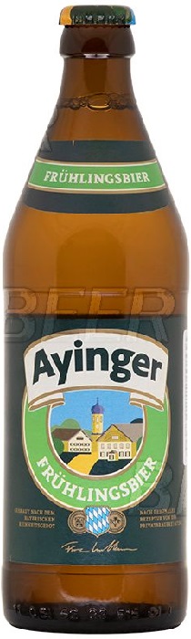Пиво Айингер Весеннее (Ayinger Fruhlingsbier) светлое 0,5л Крепость 5,5% стеклянная бутылка