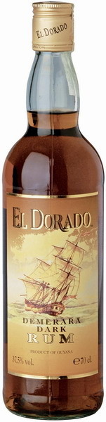 Ром Эль Дорадо Темный (El Dorado Superior Dark) 0,7л Крепость 37,5%
