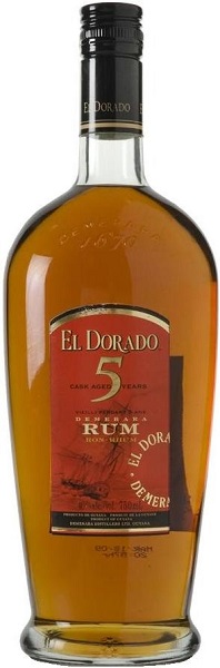 Ром Эль Дорадо (Rum El Dorado) 5 лет 0,7л Крепость 40%