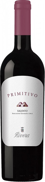 Вино Ривера Примитиво (Rivera Primitivo) красное полусухое 0,75л Крепость 14%