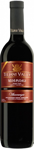 Вино Телиани Вели Хванчкара (Teliani Valley Khvanchkara) красное полусладкое 0,75л Крепость 11,5%