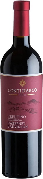 Вино Конти Д'Арко Каберне Совиньон (Conti D'Arco Cabernet Sauvignon) красное сухое 0,75л 13%