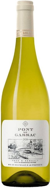 Вино Пон де Гассак Блан (Pont de Gassac Blanc) белое сухое 0,75л Крепость 14%