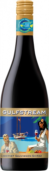 Вино Гольфстрим Каберне Совиньон-Шираз (Gulfstream) красное сухое 0,75л Крепость 14,9%