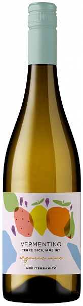 Вино Медитерранико Верментино Органик (Mediterranico Vermentino) белое сухое 0,75л Крепость 12,5%