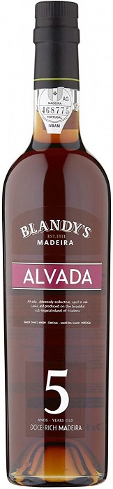 !Вино Мадера Бленди'с Альвада (Blandy's Alvada) 5 лет красное сладкое 0,5л Крепость 19%