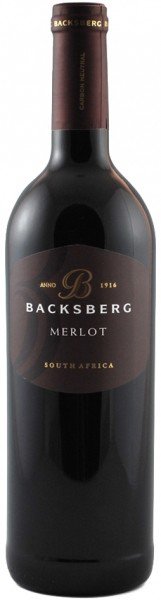 Вино Баксберг Мерло (Backsberg Merlot) красное сухое 0,75л Крепость 14%