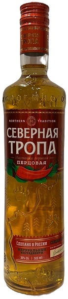 Настойка Северная Тропа Перецовая (Severnaya Tropa Pepper) горькая 0,5л Крепость 40%