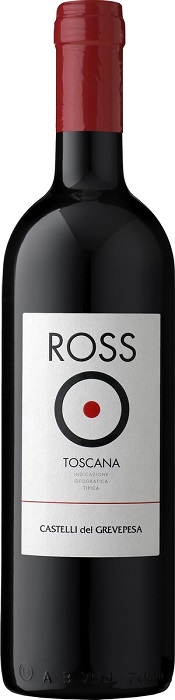Вино Кастелли дель Гревепеза РоссО Тоскана (RossO Toscana) красное сухое 0,75л Крепость 11%