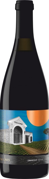 Вино Фанагория Зэ Лайнс Цимлянский Черный-Красностоп (Fanagoria The Lines) красное сухое 0,75л 13%