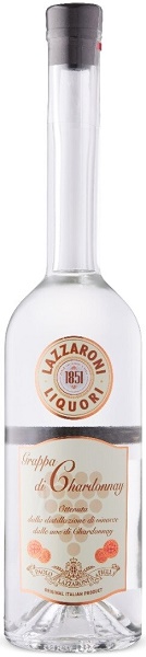 Граппа Лаццарони Граппа ди Шардоне (Lazzaroni Grappa di Chardonnay) 0,5л Крепость 40%