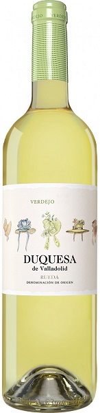 Вино Дукеса де Вальядолид (Duquesa de Valladolid) белое сухое 0,75л Крепость 13%