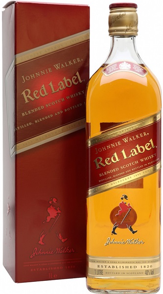 Виски Джонни Уокер Рэд Лейбл (Johnnie Walker Red Label) 0,7л 40% в подарочной коробке