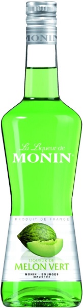 Ликер Монин Мелон Вер Зеленая дыня (Liqueur Monin Liqueur de Melon Ver) десертный 0,7л Крепость 20%