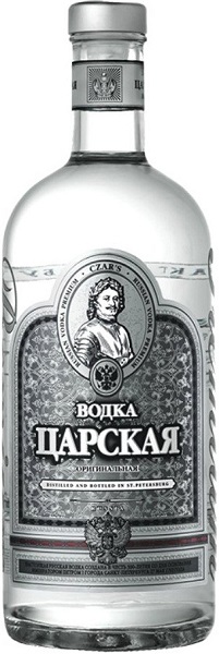 Водка Царская Оригинальная (Vodka Tsarskaja Original) 0,5л крепость 40%