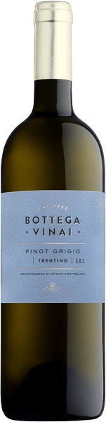 Вино Боттега Винай Пино Гриджио (Bottega Vinai Pinot Grigio) белое сухое 0,75л Крепость 12,5%