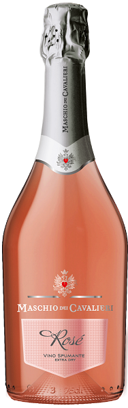 Вино игристое Маскио дей Кавальери Розе (Maschio dei Cavalieri Rose) розовое брют 0,75л 11,5%