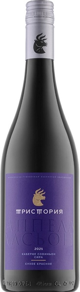 Вино Тристория Аппелласьон Каберне Совиньон-Сира (Tristoria Appellation) красное сухое 0,75л 12,2%