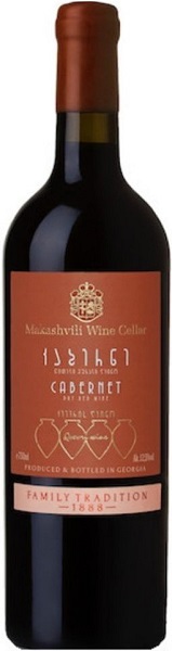 Вино Макашвили Вайн Целлар Каберне (Makashvili Wine Cellar) красное сухое 0,75л Крепость 12,5%