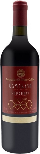 Вино Макашвили Вайн Целлар Саперави (Makashvili Wine Cellar) красное сухое 0,75л Крепость 14%