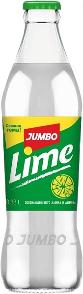 Лимонад Джамбо Лайм (Jumbo Lime) сильногазированный 0,33л стекло