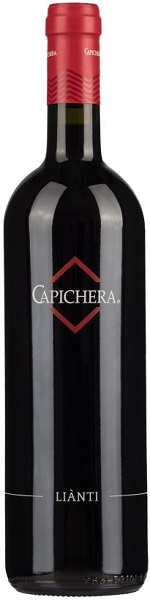 Вино Капикера Лианти (Capichera Lianti) красное сухое 0,75л Крепость 14,5%.